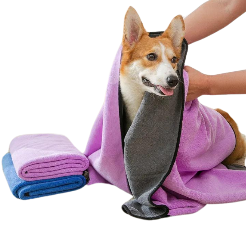 Pet towel with Premium Quick-drying material, Dog and Cat Bath time