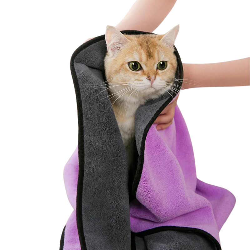 Pet towel with Premium Quick-drying material, Dog and Cat Bath time