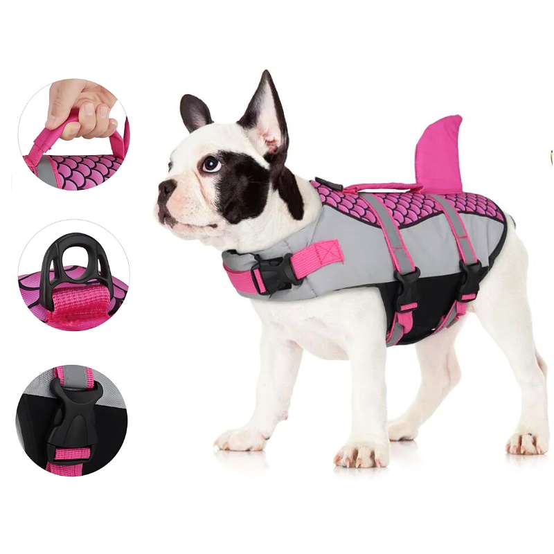 Dog life jacket, lifeguard vest for Pet Shark