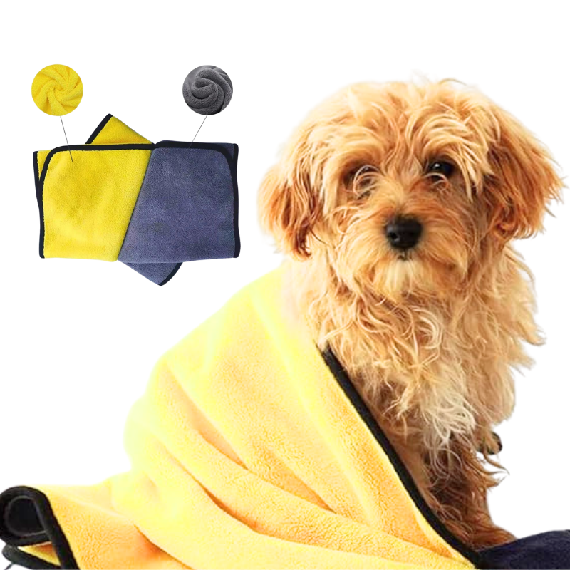 Pet towel with Premium Quick-drying material, Dog and Cat Bath time