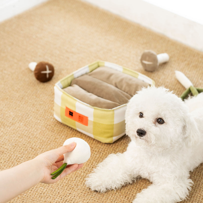 Snuffle Dog Toy,  Basket of Veggies