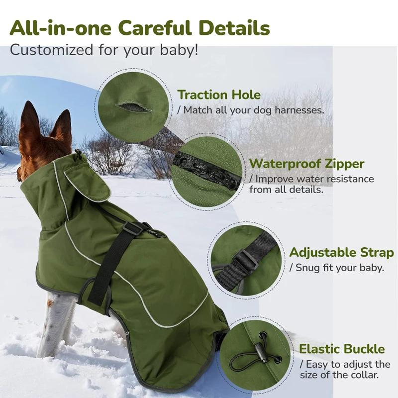 Waterproof Dog Raincoat - Full Coverage