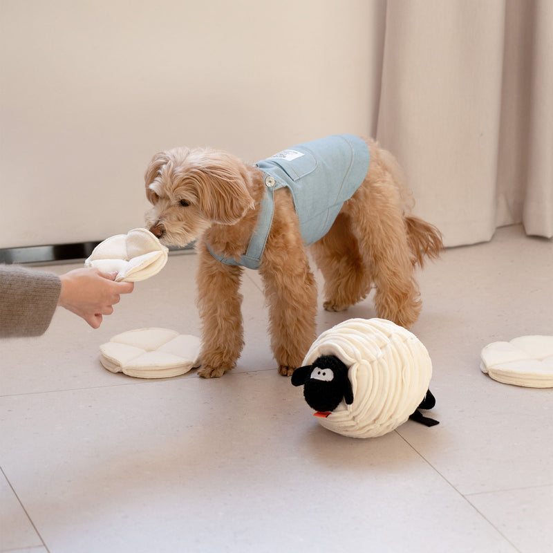 Enrichment Snuffle Dog Toy - Cute Lamb-Shaped